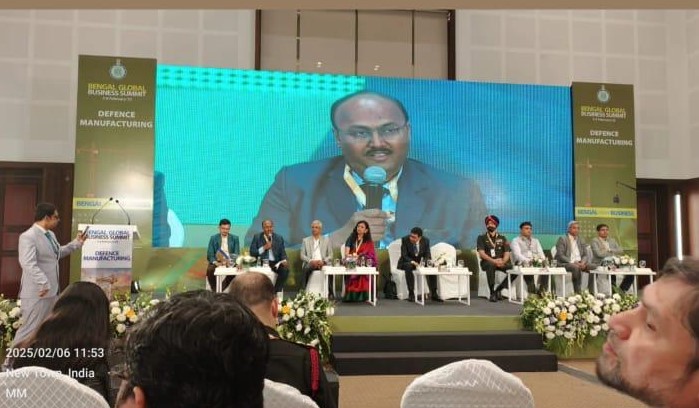 SHRI P. K. MONDAL, AGM (QA), GRSE, AS A PANELIST AT THE BENGAL GLOBAL BUSINESS SUMMIT 2025, BISWA BANGLA MELA PRANGAN, KOLKATA   06 FEB 2025 - Thumbnail